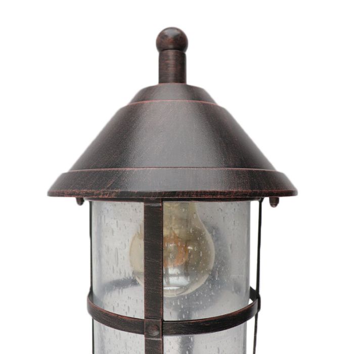 Luminaire extérieur marronne en verre, Gisele, IP23