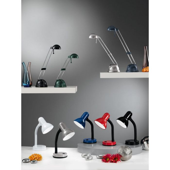 Lampe de table pour enfants bleue en plastique, Granza, avec interrupteur