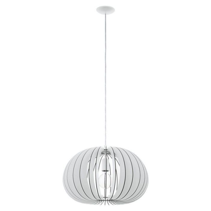 Suspension blanche en bois, Bergama