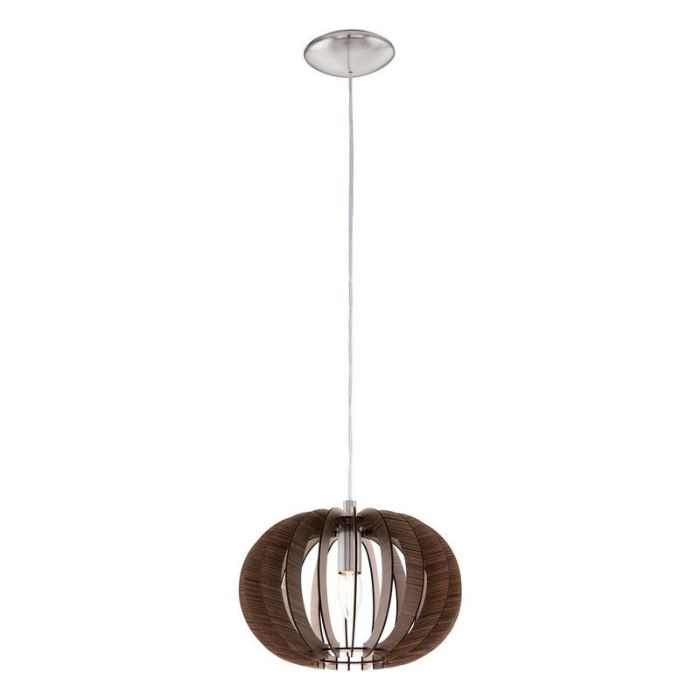 Suspension marronne en bois, Kiran