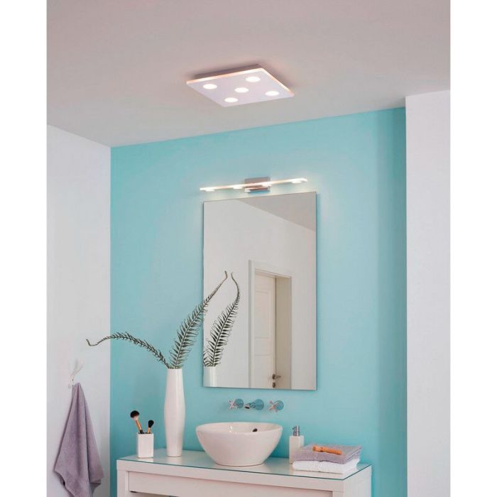 Applique murale chromée en plastique, Jan, 5W, 3000K LED, IP44