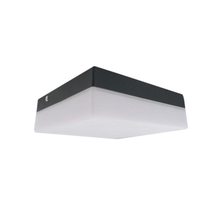 Numéro de maison lumineux anthracite en plastique, Jim, IP44