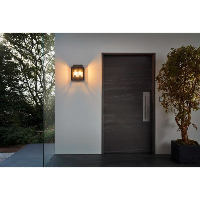 Luminaire extérieur noire en aluminium, Lenox, IP44