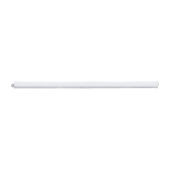 Lampe plafond en plastique blanche, Nicolle, 6W, 4000K LED, avec interrupteur