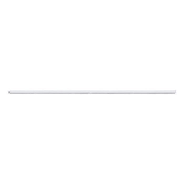 Lampe plafond en plastique blanche, Nicolle, 12W, 4000K LED, avec interrupteur