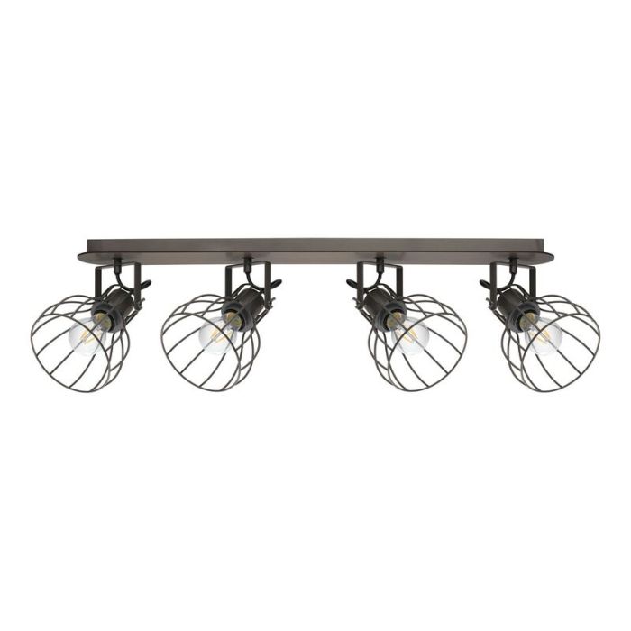 Spot plafond en bois marron, Tjarda