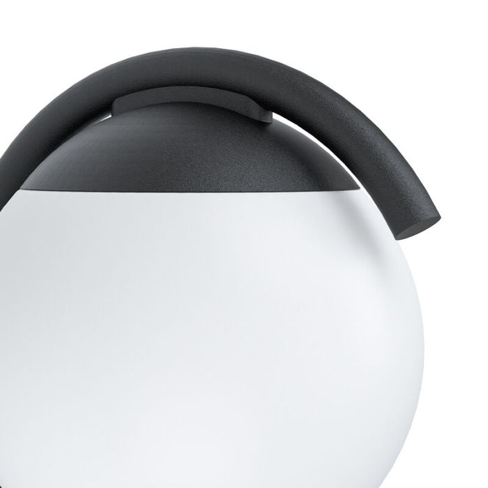 Luminaire extérieur noire en acier, Lynne, IP44