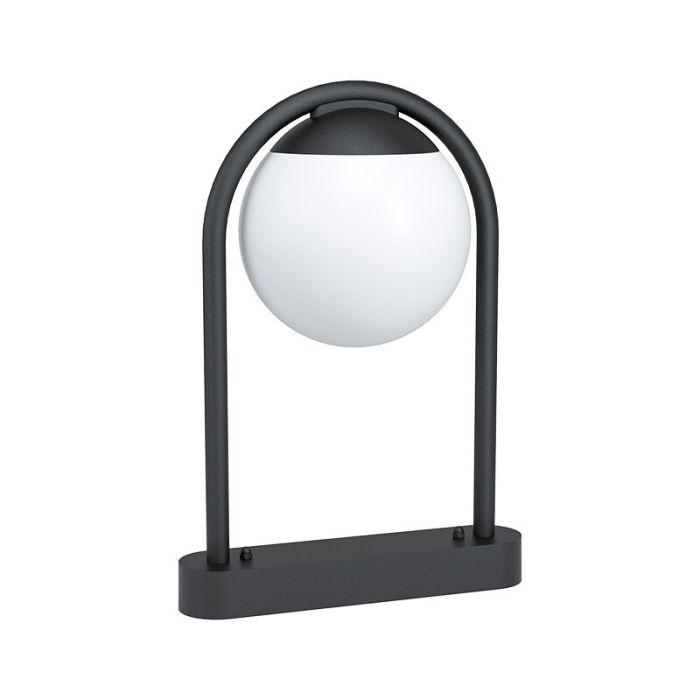 Luminaire extérieur noir en acier, Lynne, IP44