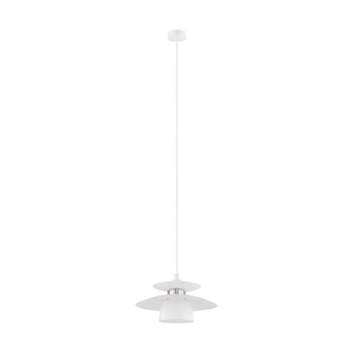 Suspension blanche en acier, Lariana