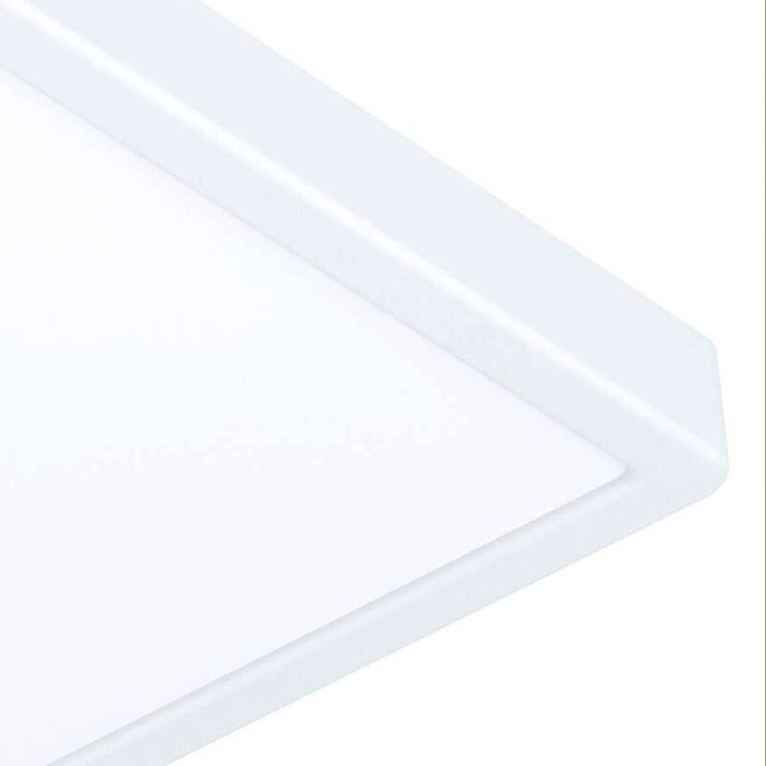 Plafonnier connecté blanc en plastique, Geraldo, 19,5W, blanc chaud à froid réglable LED, IP44