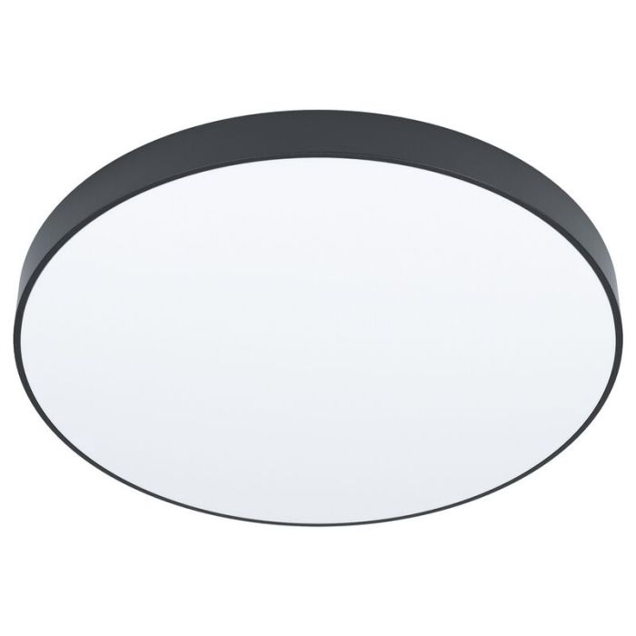 Spot en saillie noir en acier, Zippora, 24W, couleur réglable LED