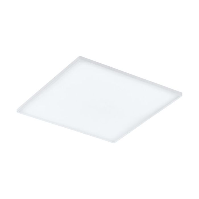 Lampe plafond blanche en acier, Yannick, 33W, 4000K LED