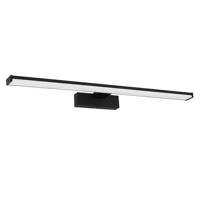 Éclairage miroir noir en plastique, Nancy, 11W, 4000K LED, IP44