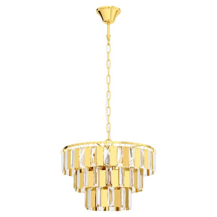 Suspension jaune en cristal, Nikay