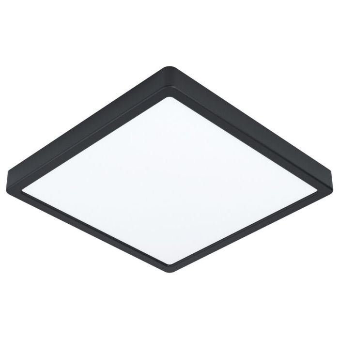 Plafonnier noir en acier, Pascale, 20W, 3000K LED