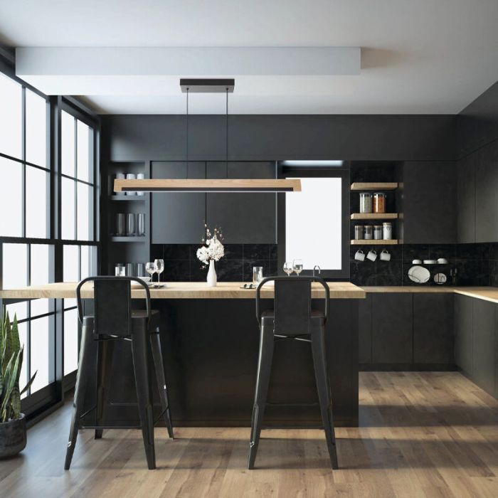 Suspension bois, Ludovica, 25W, 3000K LED
