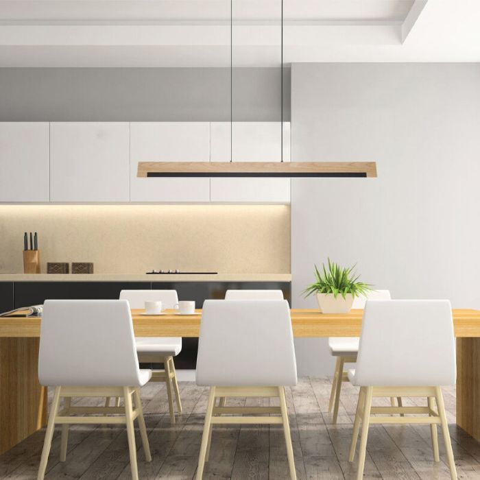 Suspension bois, Ludovica, 25W, 3000K LED