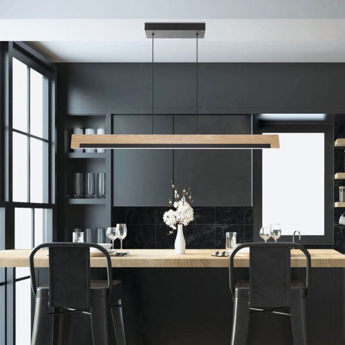 Suspension bois, Ludovica, 25W, 3000K LED