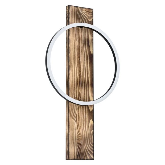 Applique murale en bois marronne, Annebel, 12W, 3000K LED