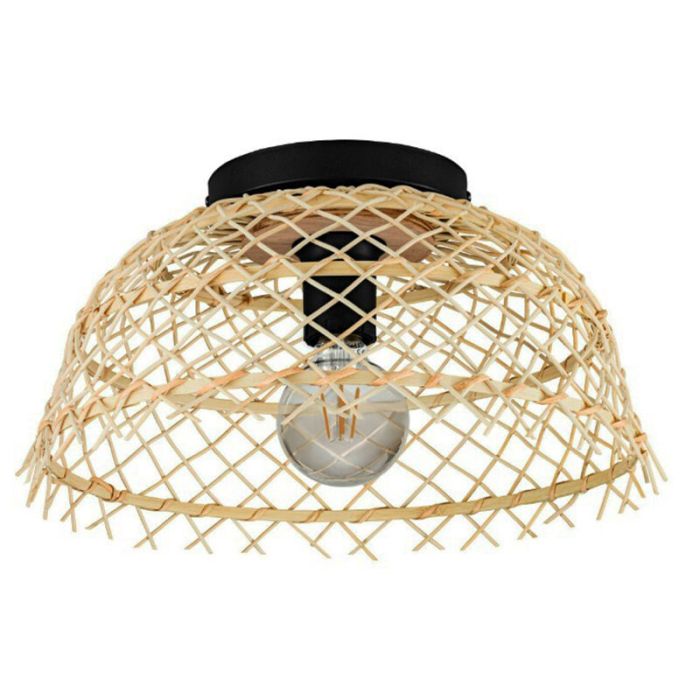 Lampe plafond en rotin marronne, Alida