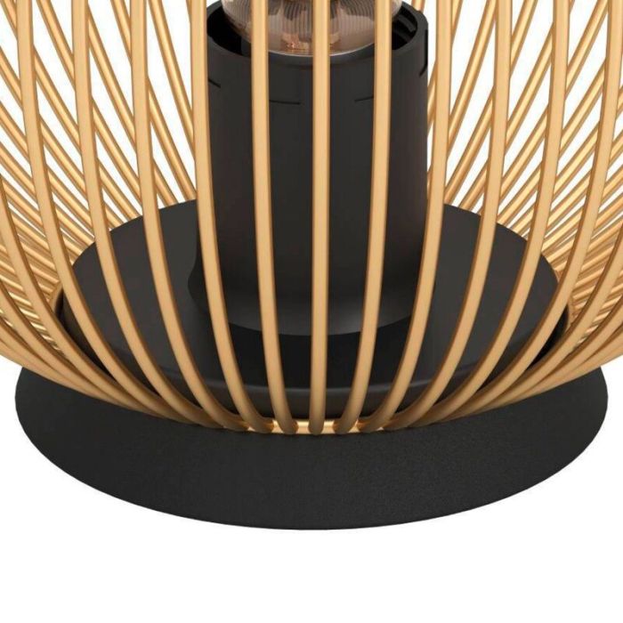 Lampe de table dorée en aluminium, Keimpe, avec interrupteur