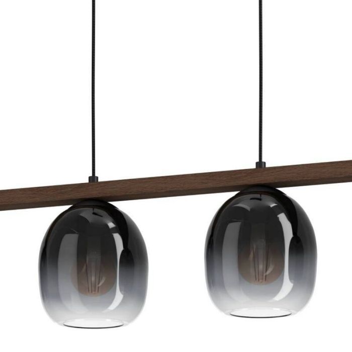 Suspension marronne en aluminium, Frida