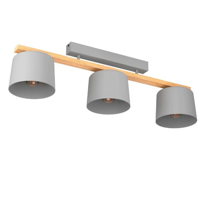 Plafonnier en bois gris, Jeannot