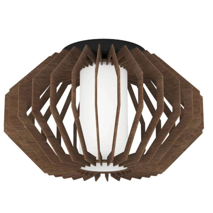 Plafonnier en bois marron, Lianda