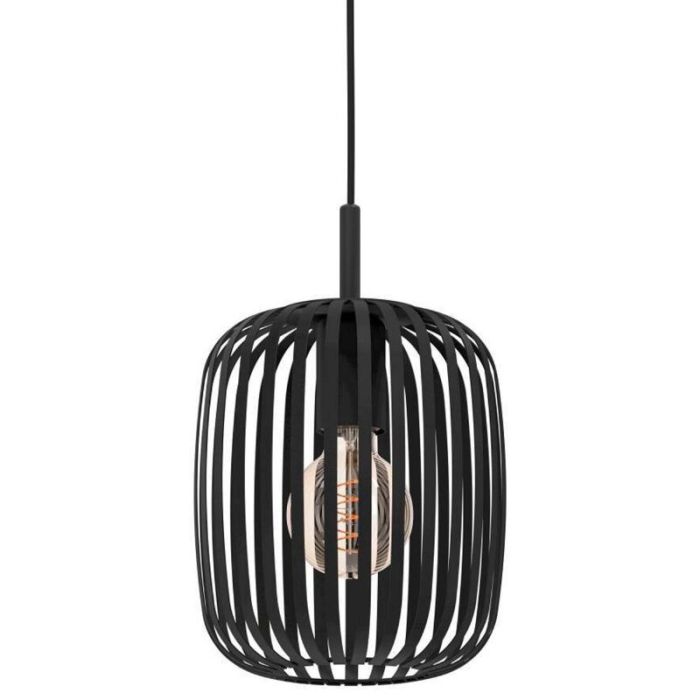 Suspension noire en aluminium, Pietro