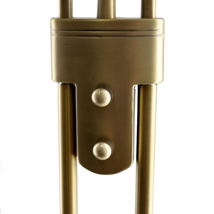 Lampadaire liseuse laiton moderne, Salvador, 18W, 3000K LED, avec interrupteur