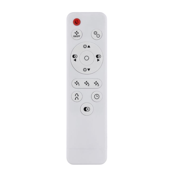 Ventilateur de plafond noir en métal, Maha, 36W, blanc chaud à froid réglable LED, avec télécommande