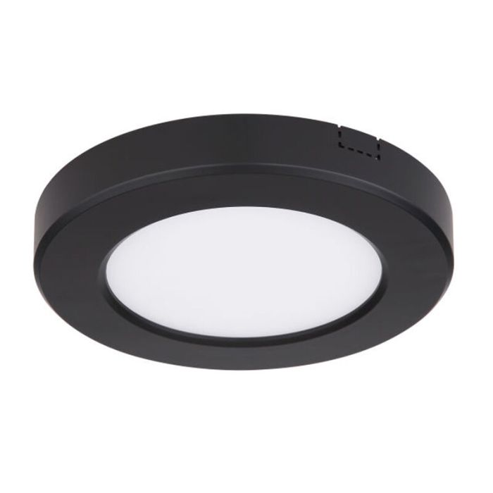 Lampe plafond noire en plastique, Cage, 6W, couleur réglable LED
