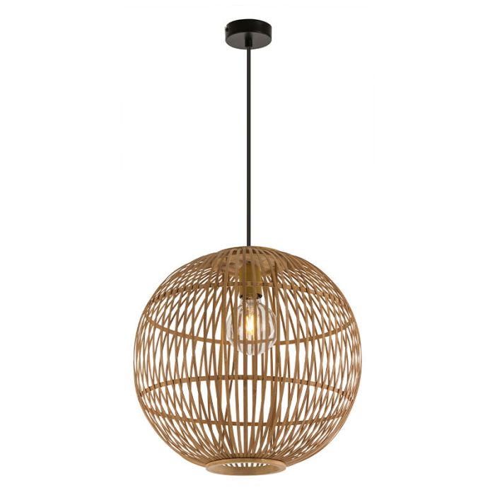 Suspension en bois marronne, Terry
