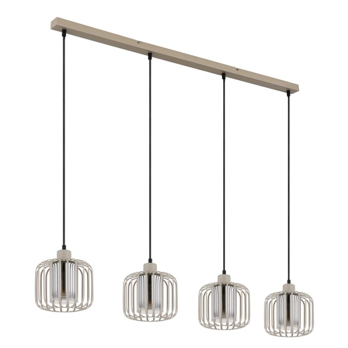 Suspension table à manger beige en métal, Jolanda