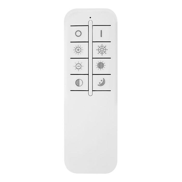 Plafonnier connecté blanc en métal, Aldin, 30W, blanc chaud à froid réglable LED