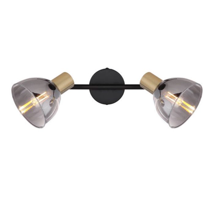 Spot plafond doré en verre, Arthur