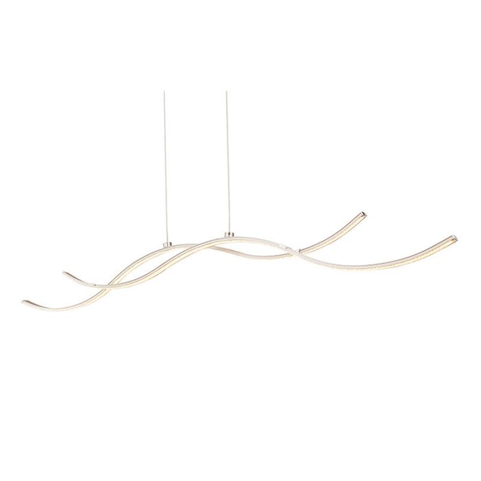 Suspension nickel en plastique, Terence, 30W, 3000K LED