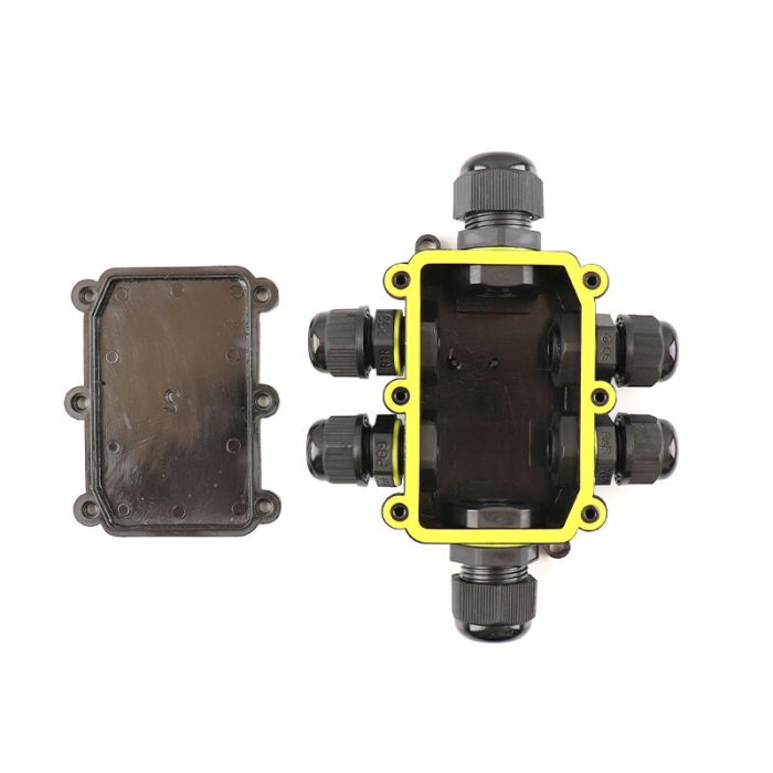 Coupleur de câble étanche 6 voies, avec prise Wago à l'intérieur, IP68