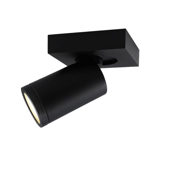 Spot plafond noir moderne, Kenan, IP44