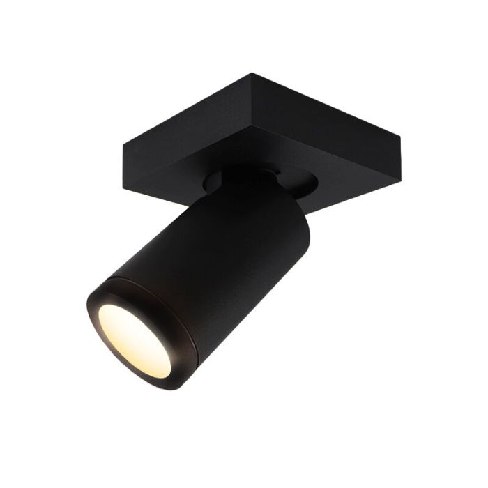 Spot plafond noir moderne, Kenan, IP44