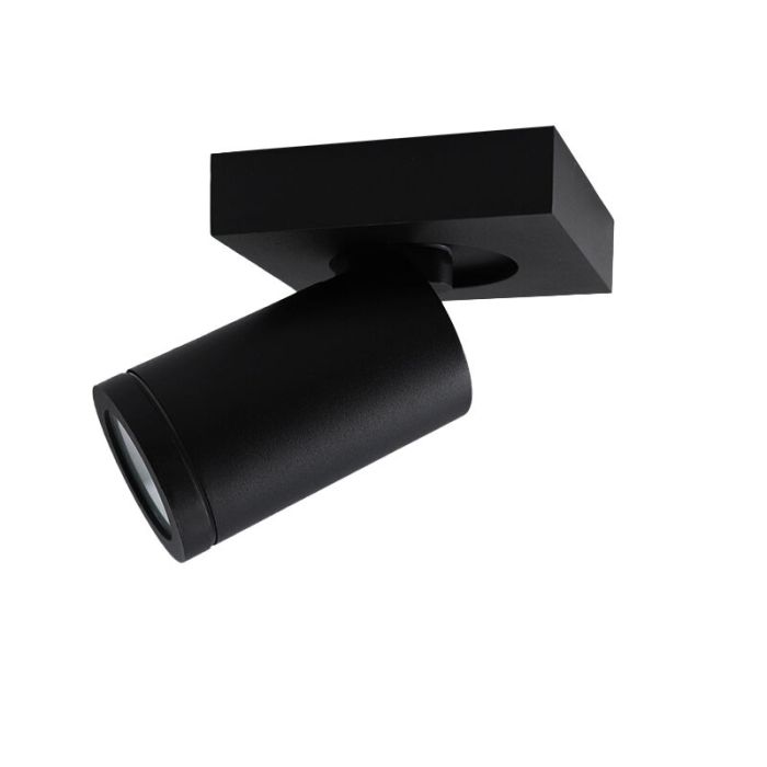 Spot plafond noir moderne, Kenan, IP44