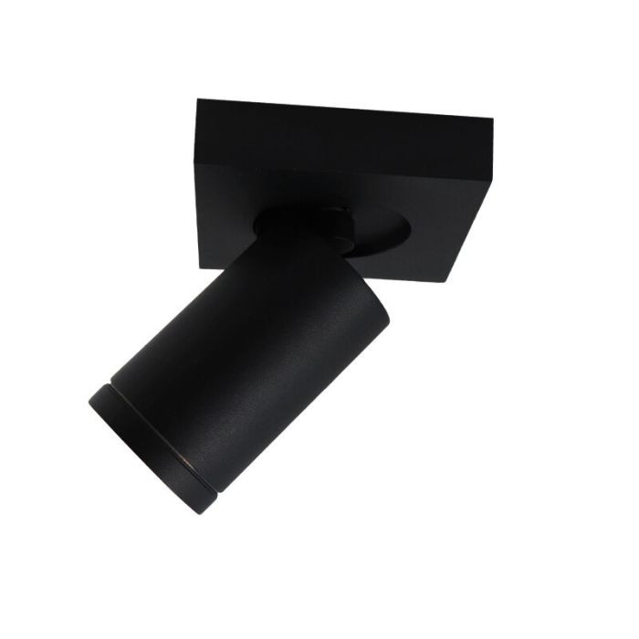 Spot plafond noir moderne, Kenan, IP44