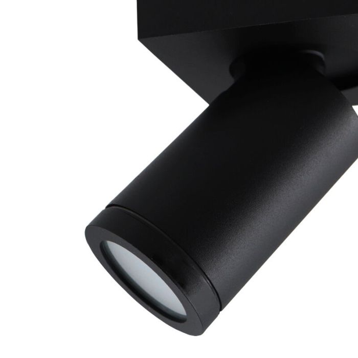 Spot plafond noir moderne, Kenan, IP44