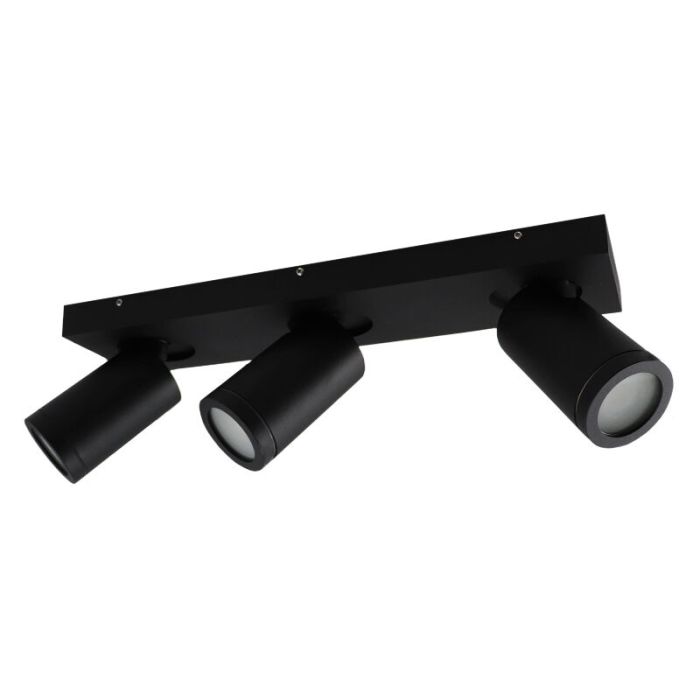 Spot plafond noir moderne, Kenan, IP44