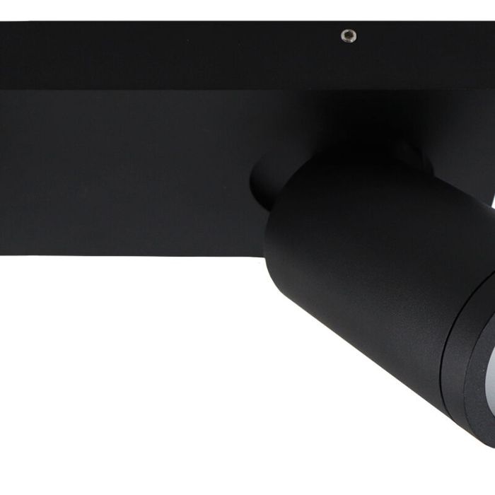Spot plafond noir moderne, Kenan, IP44