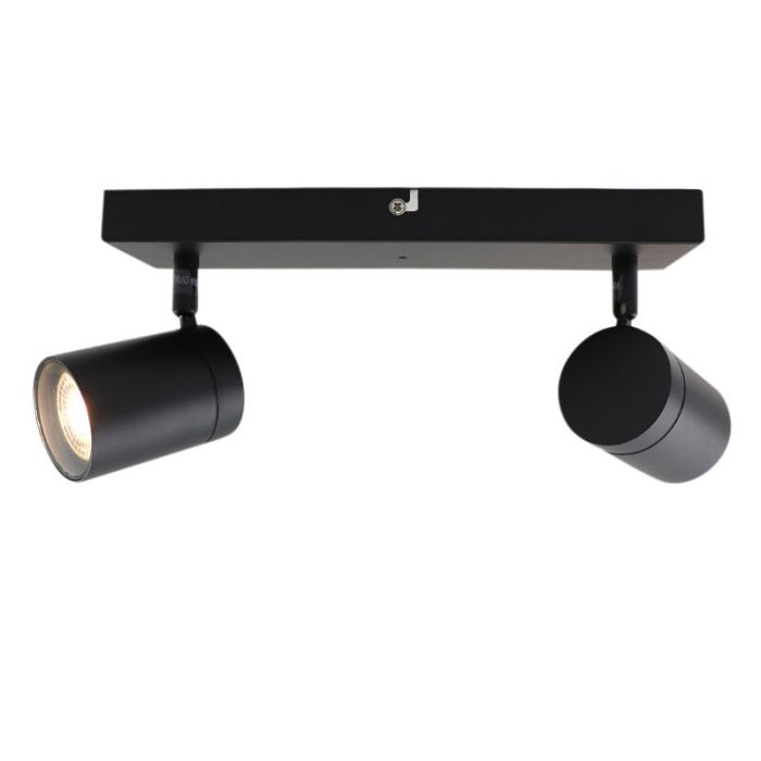 Spot plafond noir moderne, Ciara, IP44