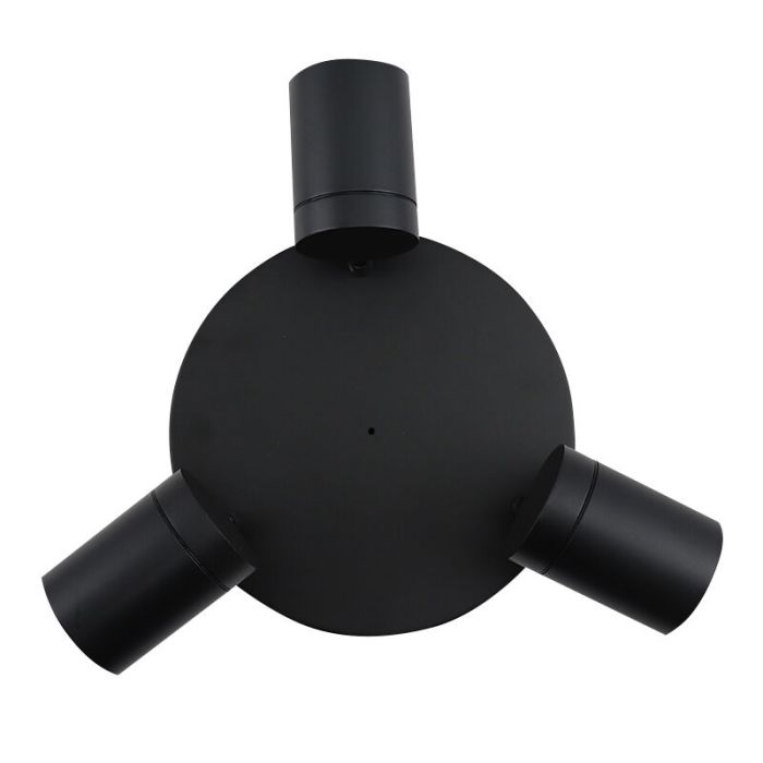 Spot plafond noir moderne, Ciara, IP44