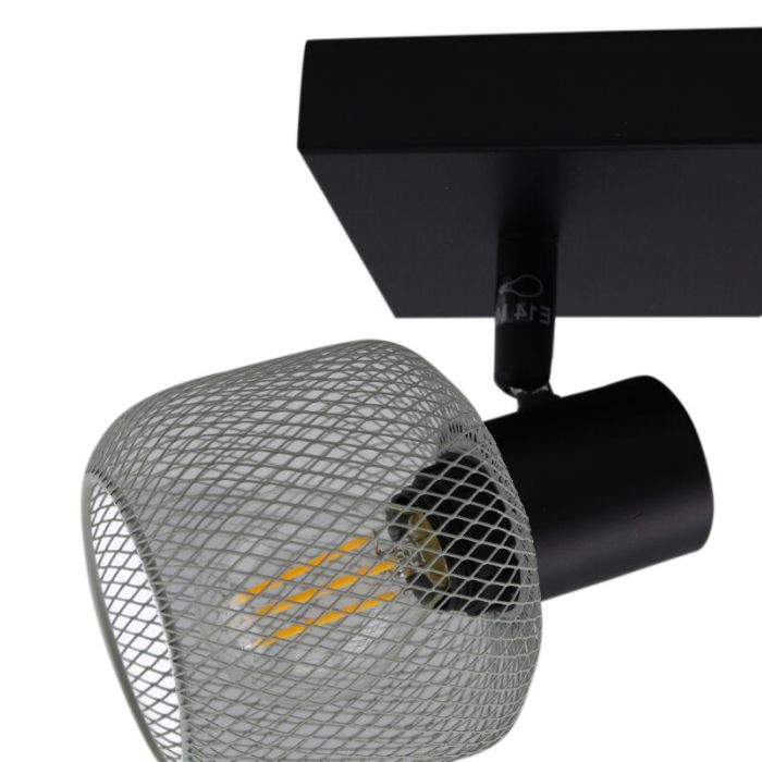Spot plafond gris industriel, Emado
