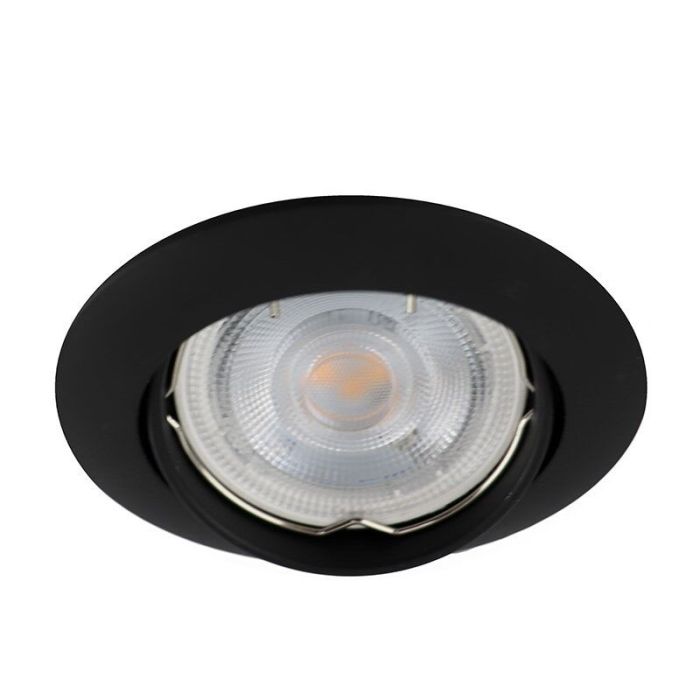 Spot encastré noir en aluminium, Ipsi