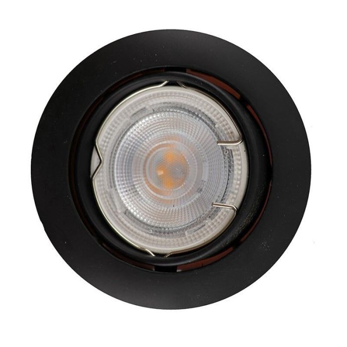Spot encastré noir en aluminium, Ipsi